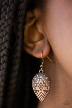 Load image into Gallery viewer, Paparazzi - Adobe Adornment - Copper Earrings
