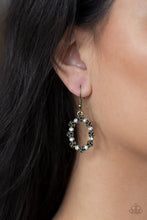 Load image into Gallery viewer, Paparazzi - Rosy Royal - Brass Earrings
