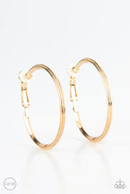 Load image into Gallery viewer, Paparazzi - City Couture - Gold Clip-On Earrings
