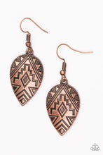 Load image into Gallery viewer, Paparazzi - Adobe Adornment - Copper Earrings
