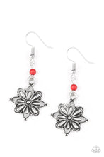 Load image into Gallery viewer, Paparazzi - Cactus Blossom - Red Earrings
