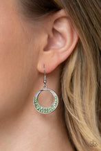 Load image into Gallery viewer, Paparazzi - Socialite Luster - Green Earrings

