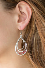 Load image into Gallery viewer, Paparazzi - Start Each Day With Sparkle - Red Earrings
